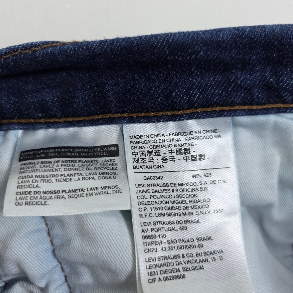 Levi's Engineered Twisted Denim Jeans LEJ 541 Premium Dark Wash Mens Size 35x27 - Picture 6 of 8